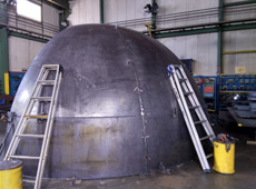 分割半球（プレス成型）